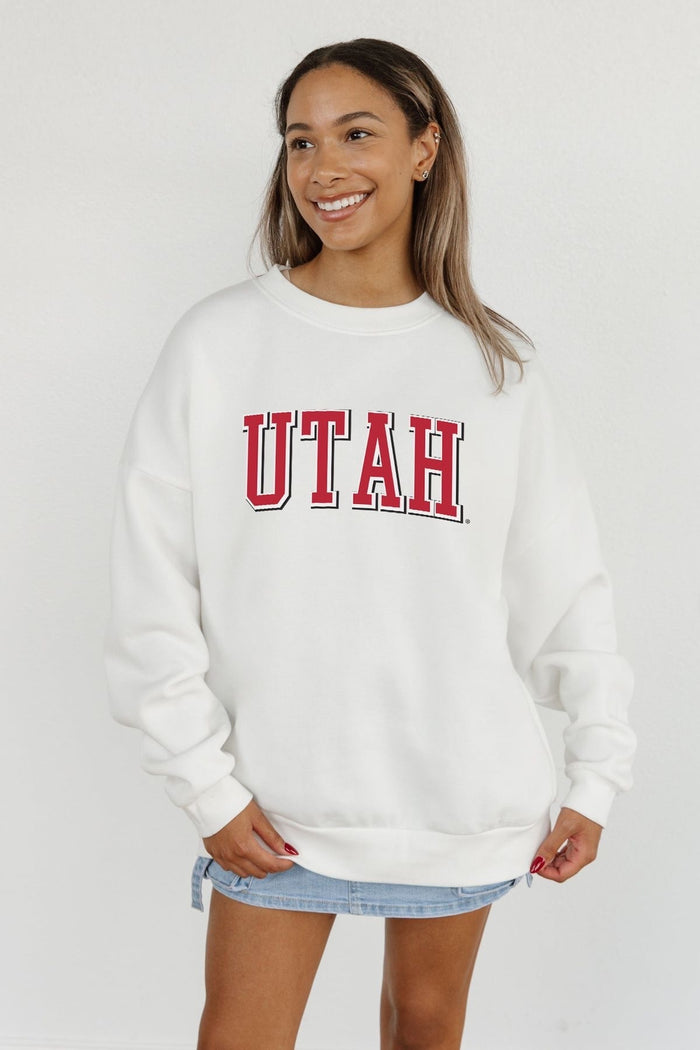 Premium Oversize Kesim Uzun Kollu Baskılı Sweatshirt