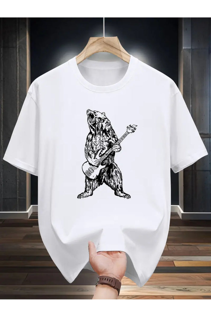 Premium Oversize Kesim Kısa Kollu Baskılı T-shirt
