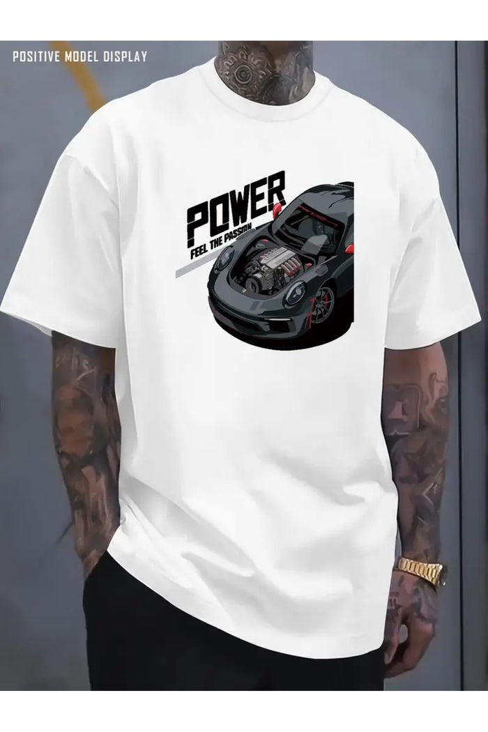 Premium Oversize Kesim Kısa Kollu Baskılı T-shirt