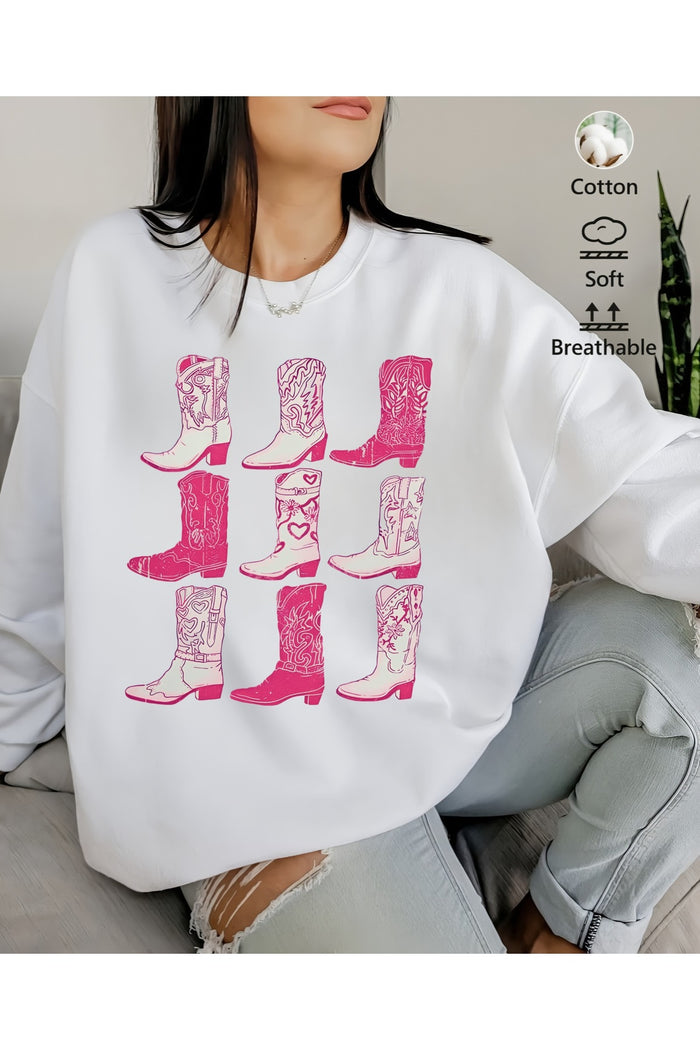 Premium Oversize Kesim Uzun Kollu Baskılı Sweatshirt