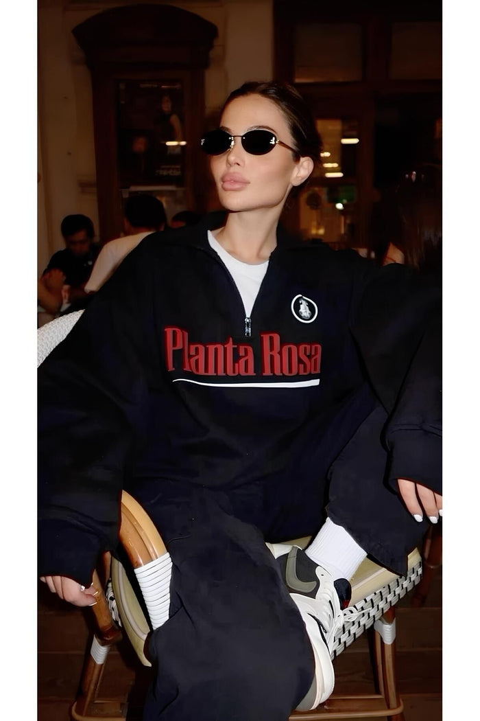 Jose Club Limited Edition Serisi Fermuarlı Oversize Kesim Sweatshirt