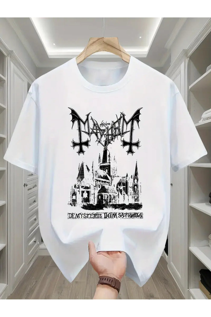 Premium Oversize Kesim Kısa Kollu Baskılı T-shirt