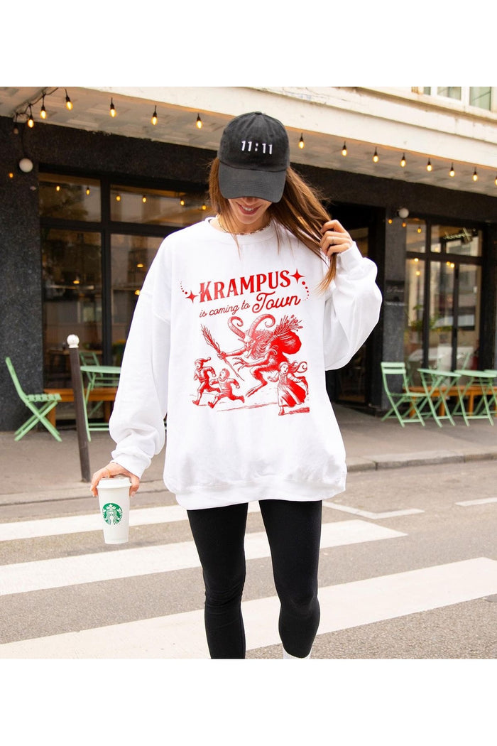 Premium Oversize Kesim Uzun Kollu Baskılı Sweatshirt