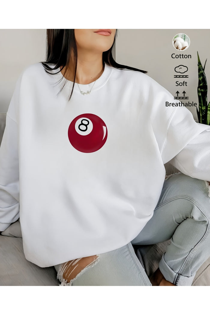 Premium Oversize Kesim Uzun Kollu Baskılı Sweatshirt