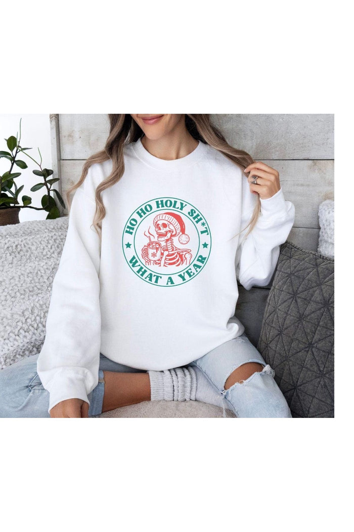Premium Oversize Kesim Uzun Kollu Baskılı Sweatshirt