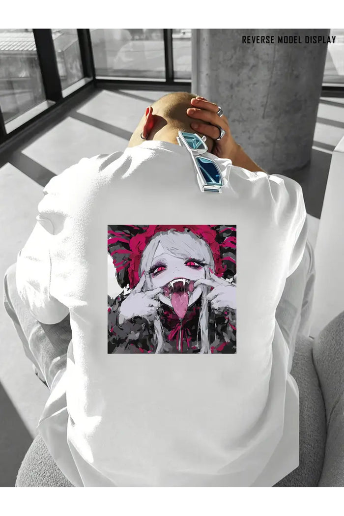 Premium Oversize Kesim Kısa Kollu Baskılı T-shirt