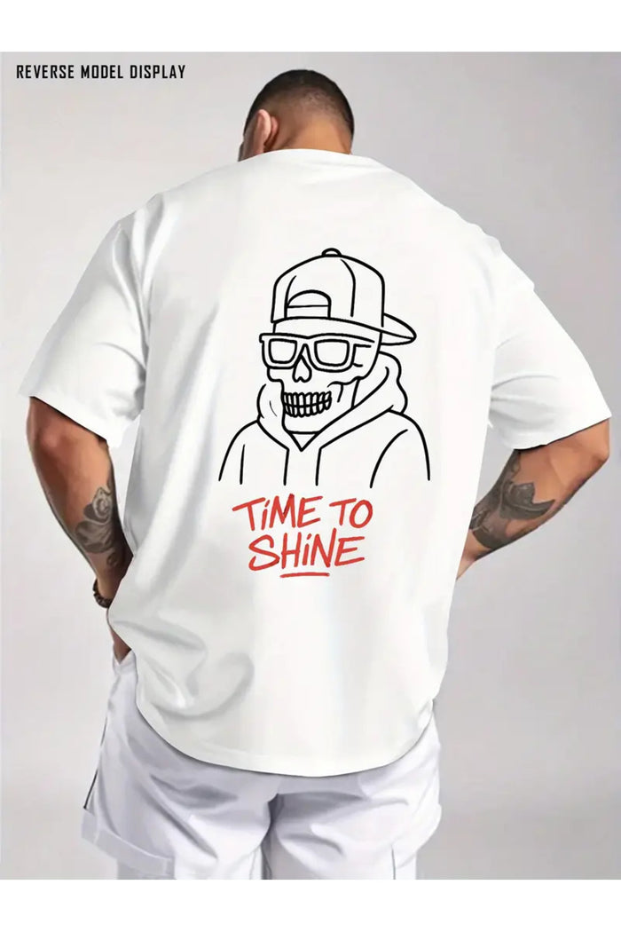 Premium Oversize Kesim Kısa Kollu Baskılı T-shirt