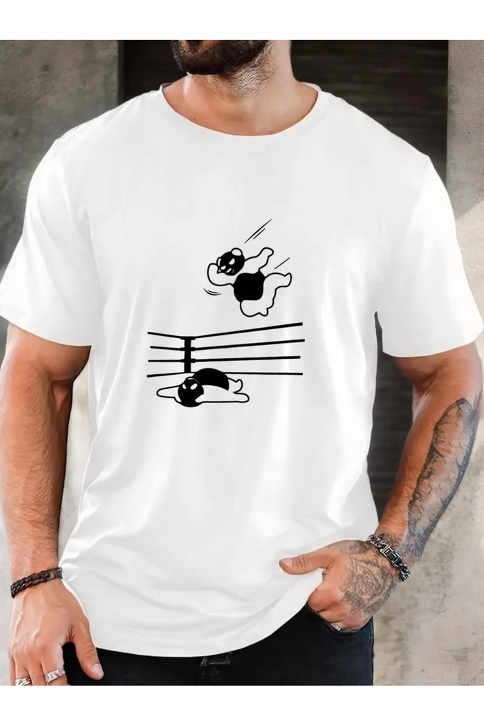 Premium Oversize Kesim Kısa Kollu Baskılı T-shirt