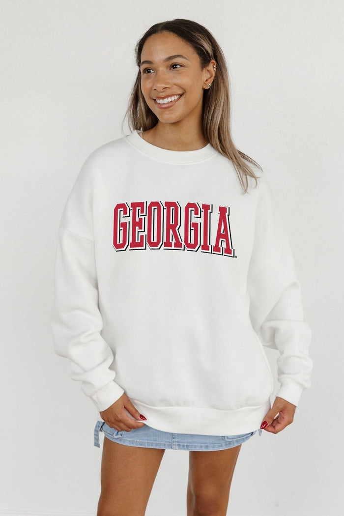 Premium Oversize Kesim Uzun Kollu Baskılı Sweatshirt