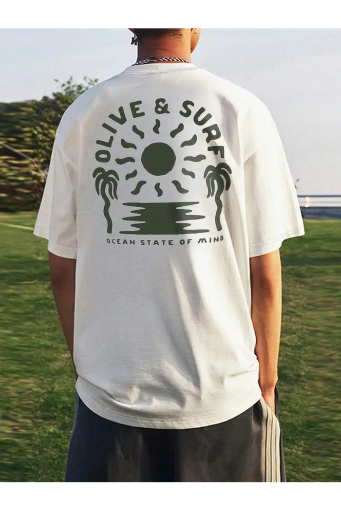 Premium Oversize Kesim Kısa Kollu Baskılı T-shirt