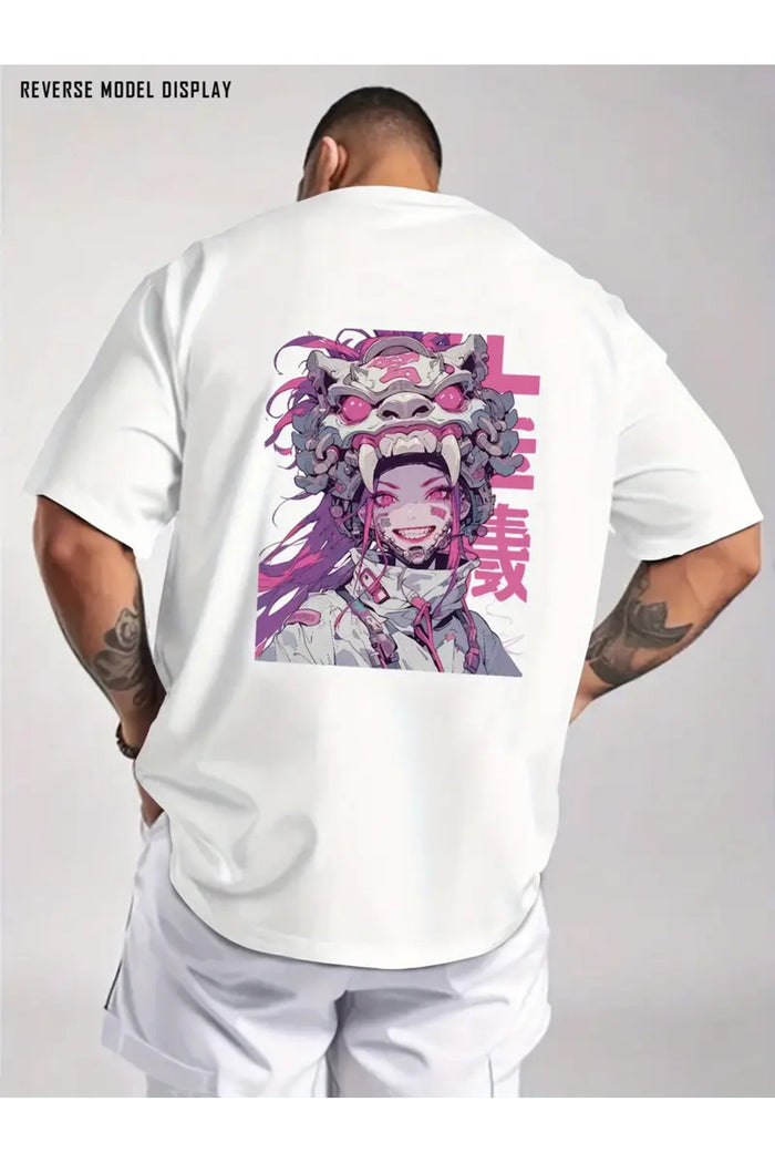 Premium Oversize Kesim Kısa Kollu Baskılı T-shirt