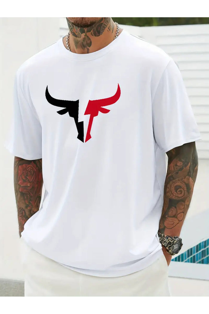 Premium Oversize Kesim Kısa Kollu Baskılı T-shirt
