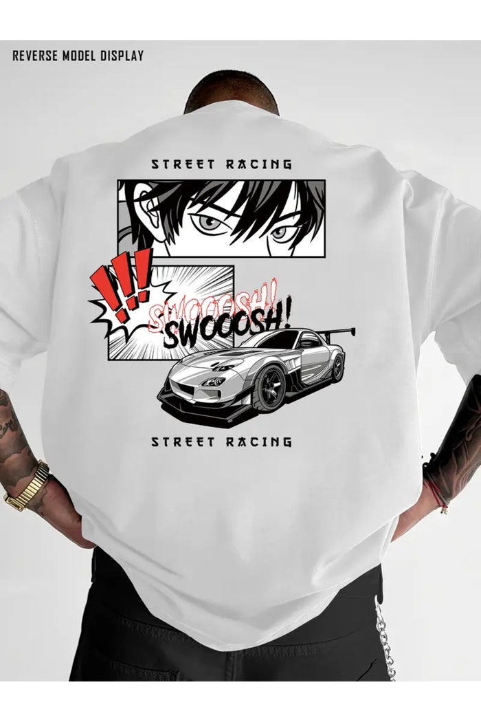 Premium Oversize Kesim Kısa Kollu Baskılı T-shirt