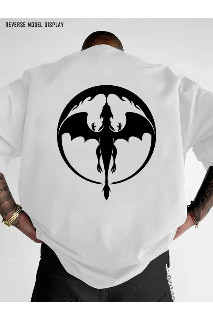 Premium Oversize Kesim Kısa Kollu Baskılı T-shirt