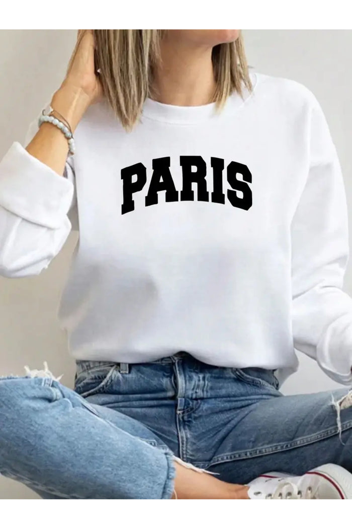 Premium Oversize Kesim Uzun Kollu Baskılı Sweatshirt
