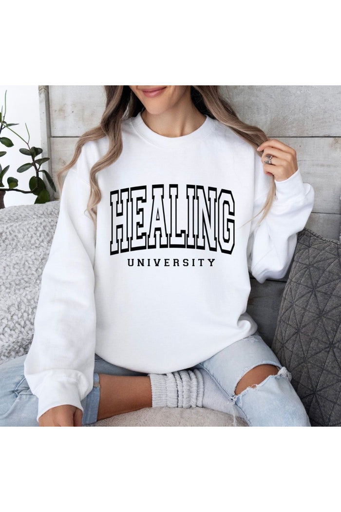 Premium Oversize Kesim Uzun Kollu Baskılı Sweatshirt