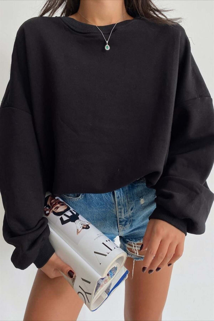 JC Limited Edition Oversize Kesim Uzun Kollu Sweatshirt