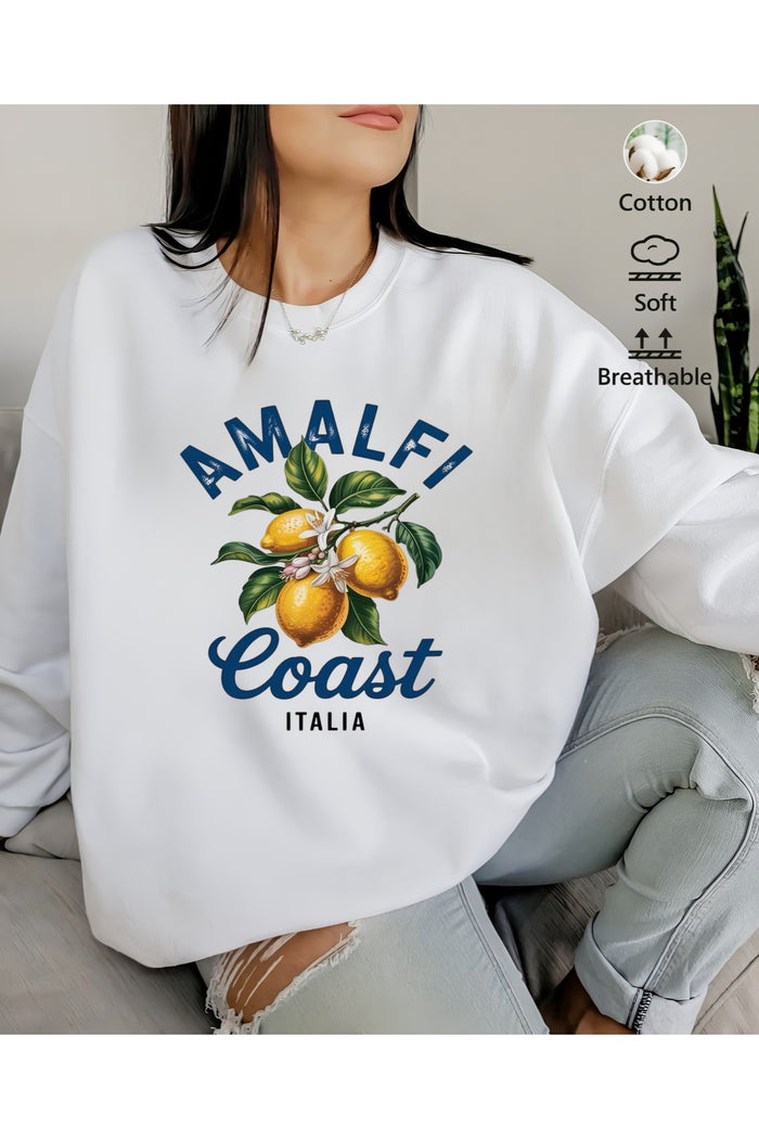 Premium Oversize Kesim Uzun Kollu Baskılı Sweatshirt