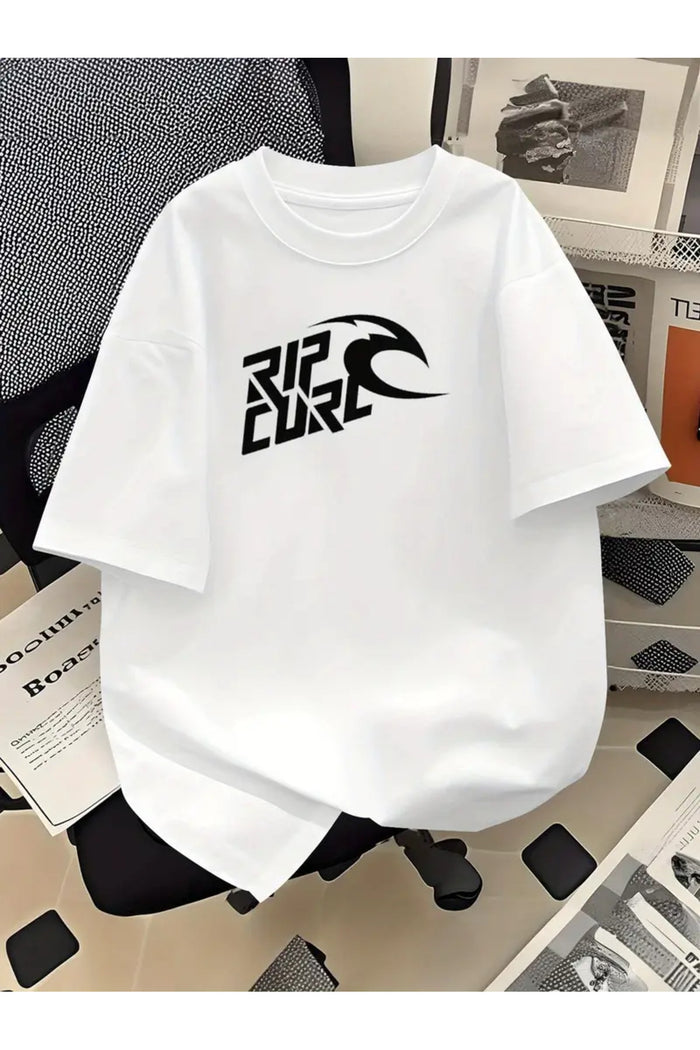 Premium Oversize Kesim Kısa Kollu Baskılı T-shirt