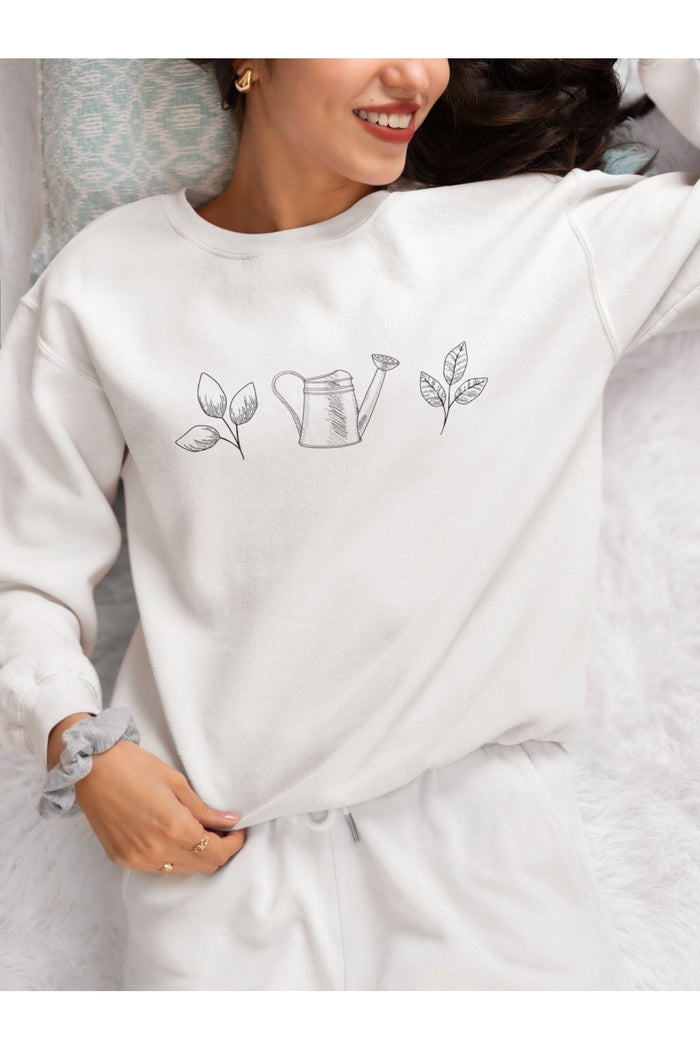 Premium Oversize Kesim Uzun Kollu Baskılı Sweatshirt