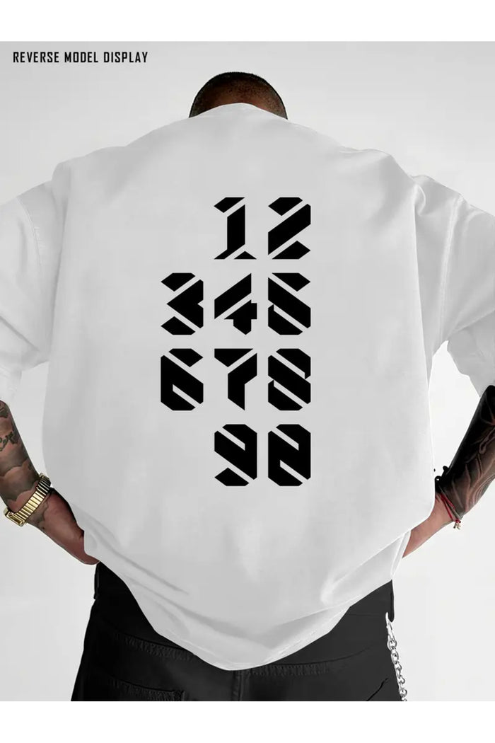 Premium Oversize Kesim Kısa Kollu Baskılı T-shirt