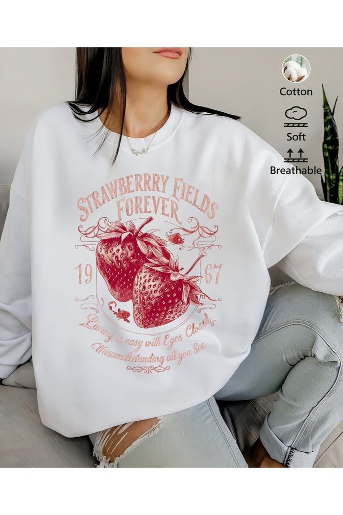 Premium Oversize Kesim Uzun Kollu Baskılı Sweatshirt