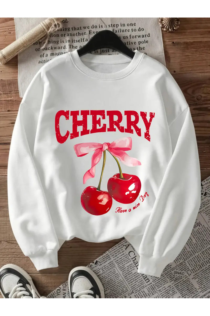 Premium Oversize Kesim Uzun Kollu Baskılı Sweatshirt