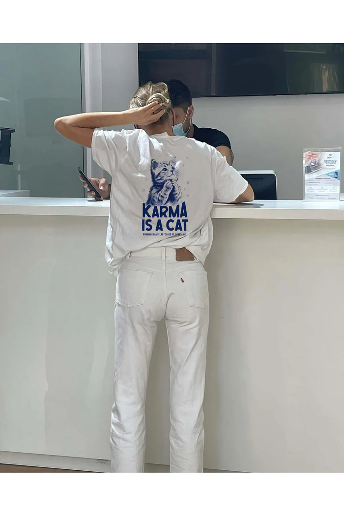Premium Oversize Kesim Kısa Kollu Baskılı T-shirt