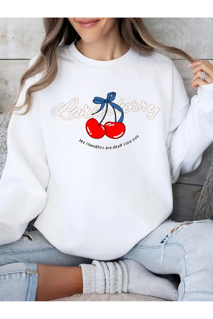 Premium Oversize Kesim Uzun Kollu Baskılı Sweatshirt