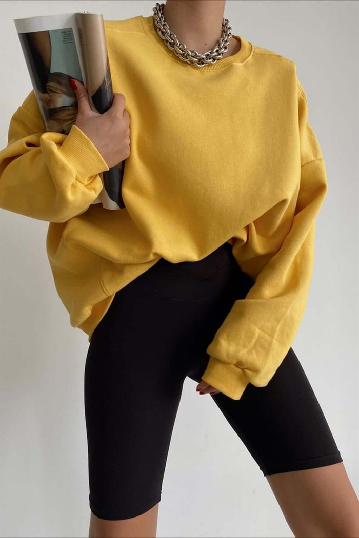 JC Limited Edition Oversize Kesim Uzun Kollu Sweatshirt