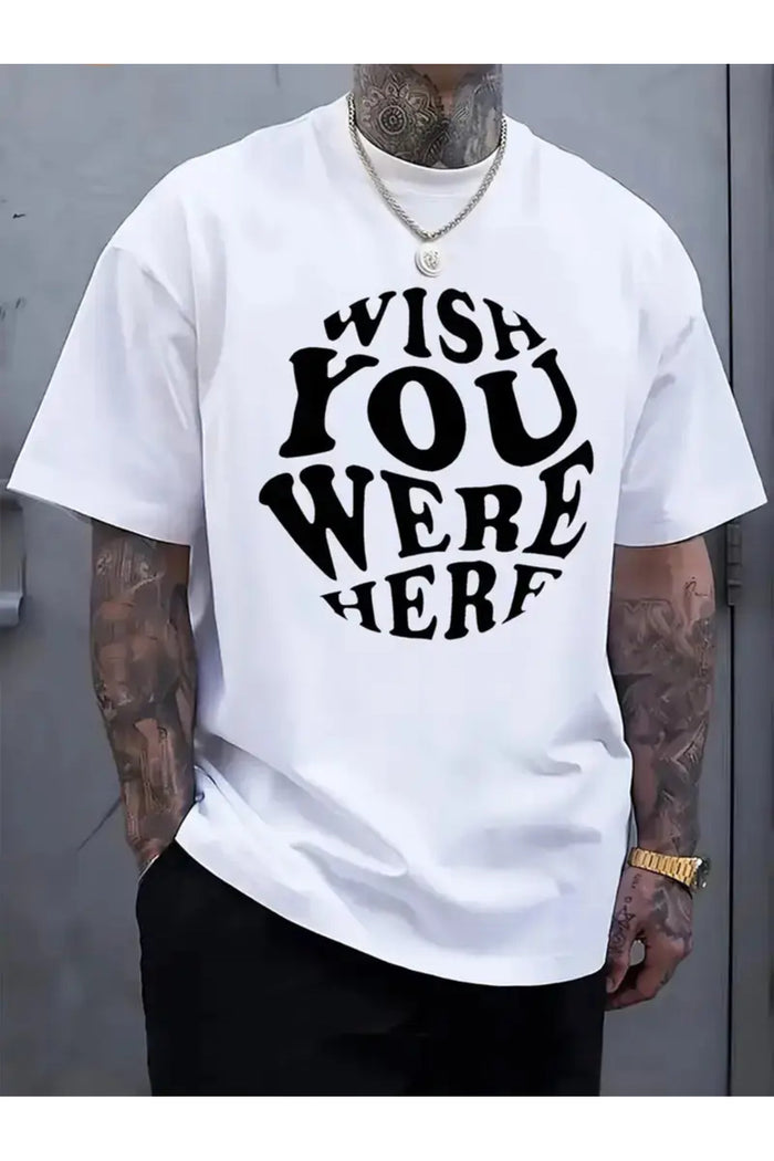 Premium Oversize Kesim Kısa Kollu Baskılı T-shirt