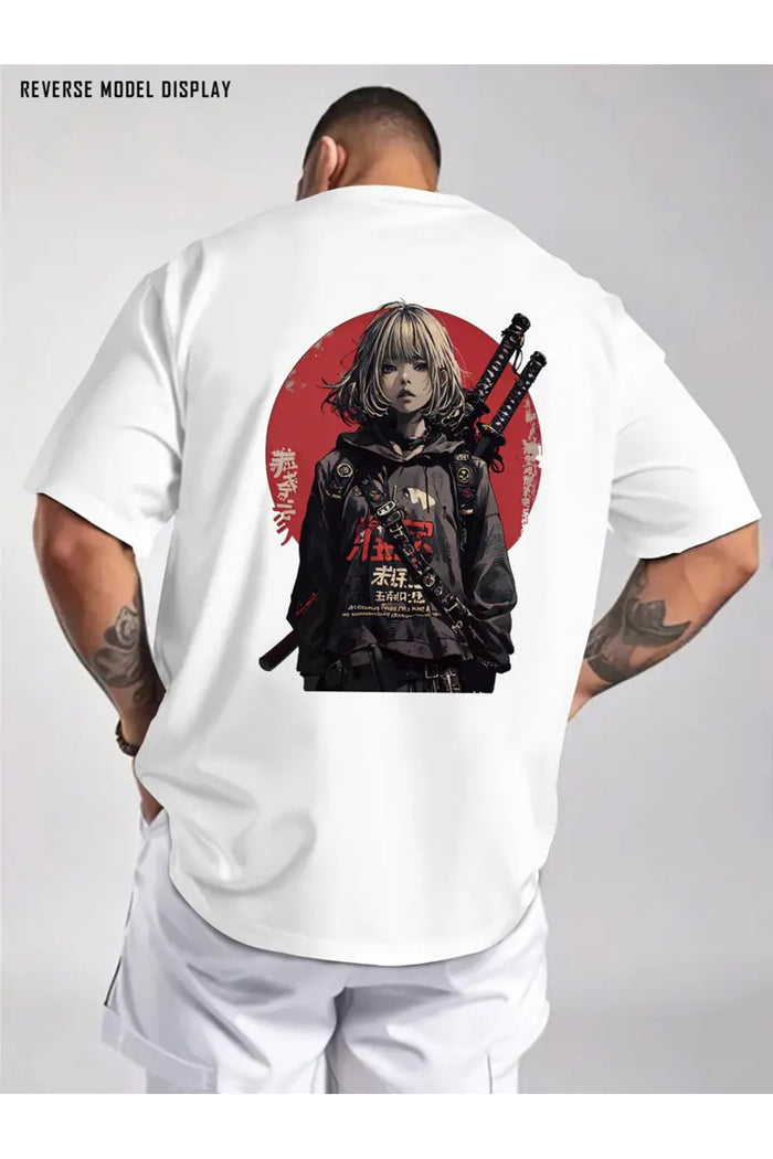 Premium Oversize Kesim Kısa Kollu Baskılı T-shirt