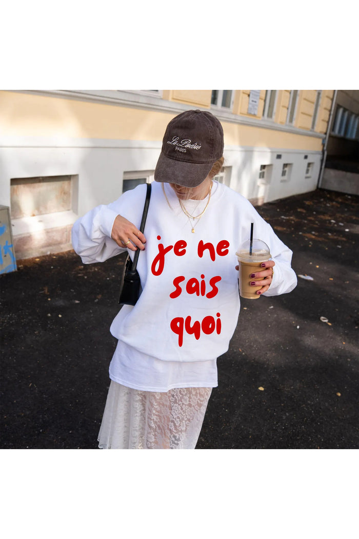 Premium Oversize Kesim Uzun Kollu Baskılı Sweatshirt