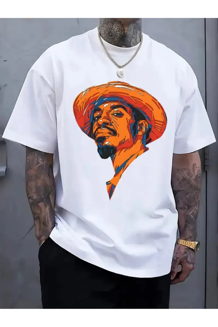 Premium Oversize Kesim Kısa Kollu Baskılı T-shirt