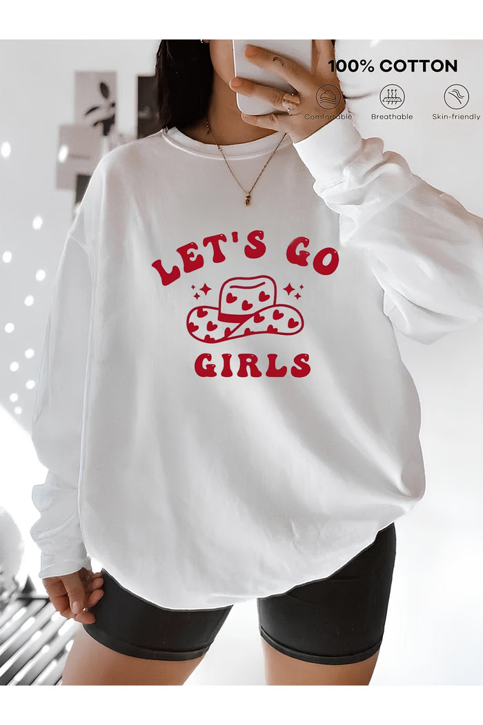 Premium Oversize Kesim Uzun Kollu Baskılı Sweatshirt