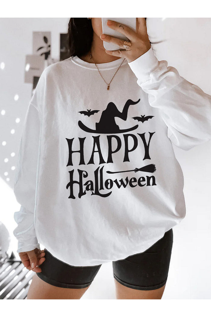 Premium Oversize Kesim Uzun Kollu Baskılı Sweatshirt
