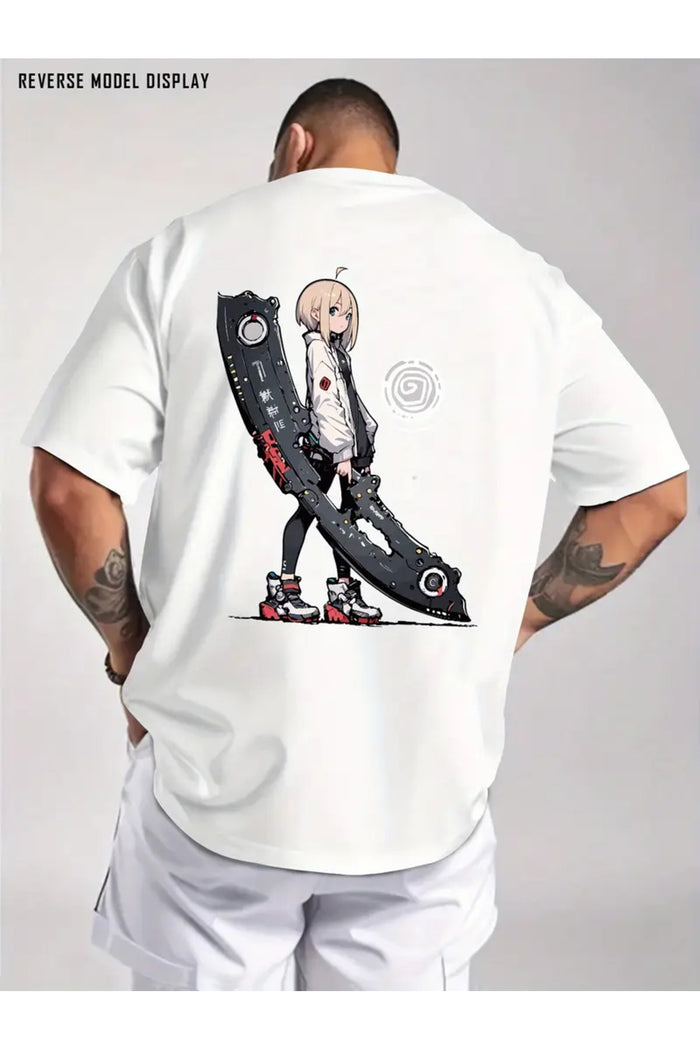 Premium Oversize Kesim Kısa Kollu Baskılı T-shirt