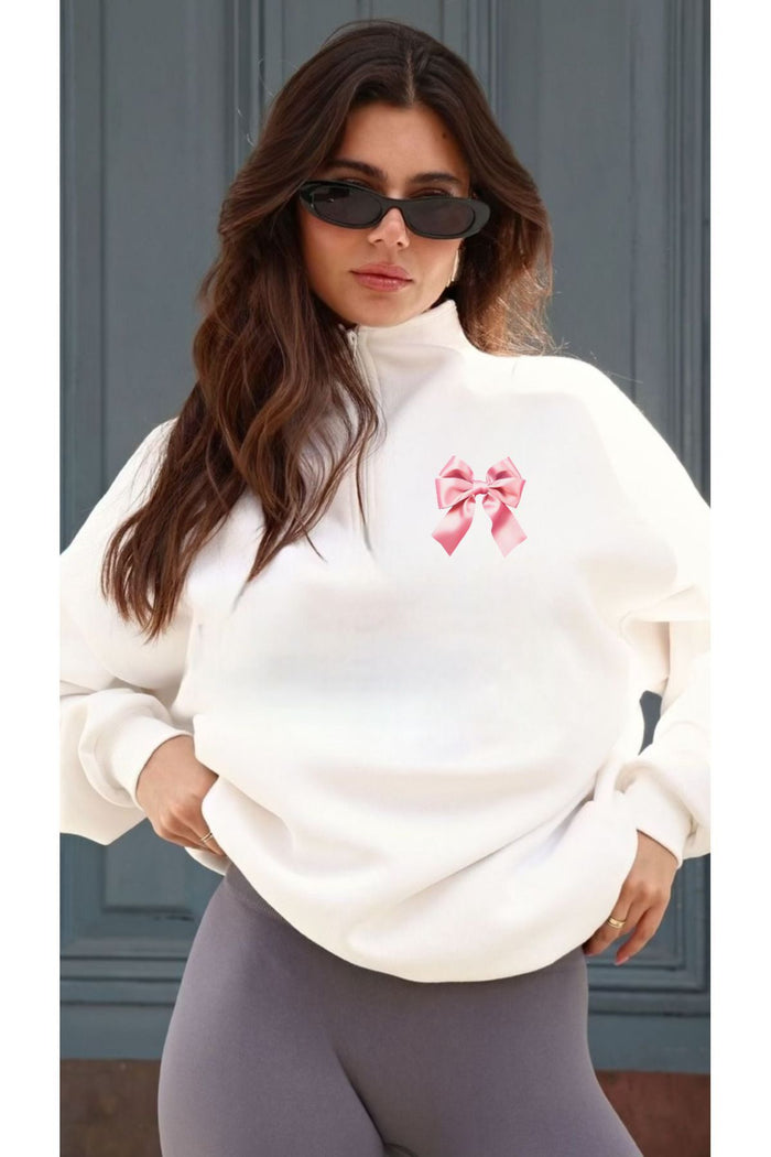 Jose Club Limited Edition Serisi Fermuarlı Oversize Kesim Sweatshirt