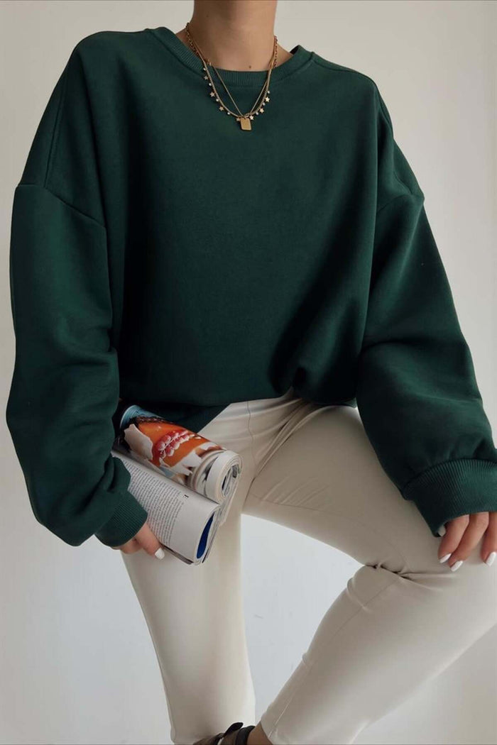 JC Limited Edition Oversize Kesim Organik Pamuk Sweatshirt