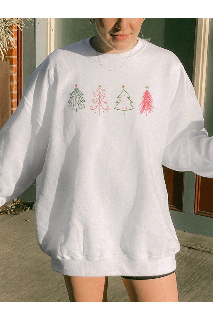 Premium Oversize Kesim Uzun Kollu Baskılı Sweatshirt
