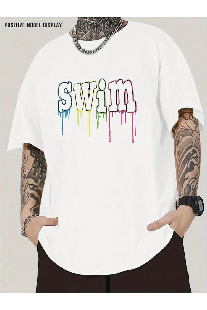 Premium Oversize Kesim Kısa Kollu Baskılı T-shirt