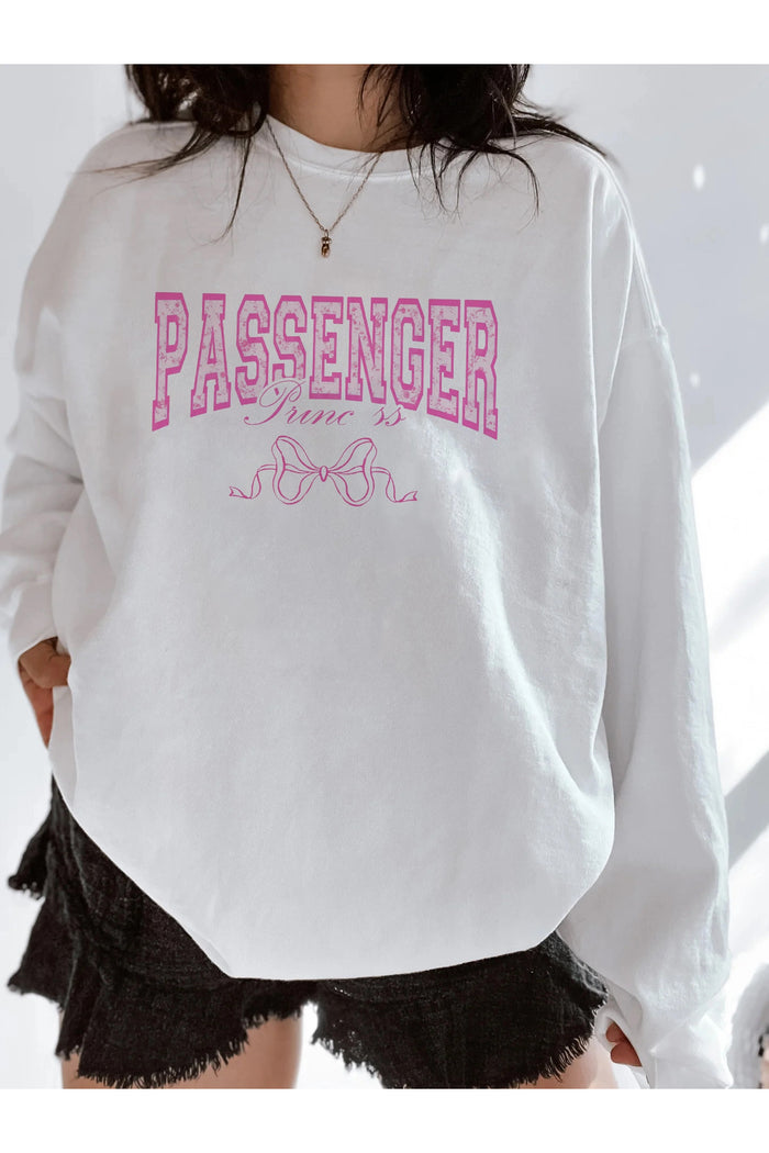 Premium Oversize Kesim Uzun Kollu Baskılı Sweatshirt