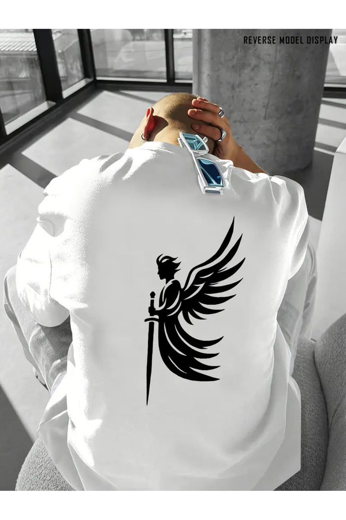 Premium Oversize Kesim Kısa Kollu Baskılı T-shirt