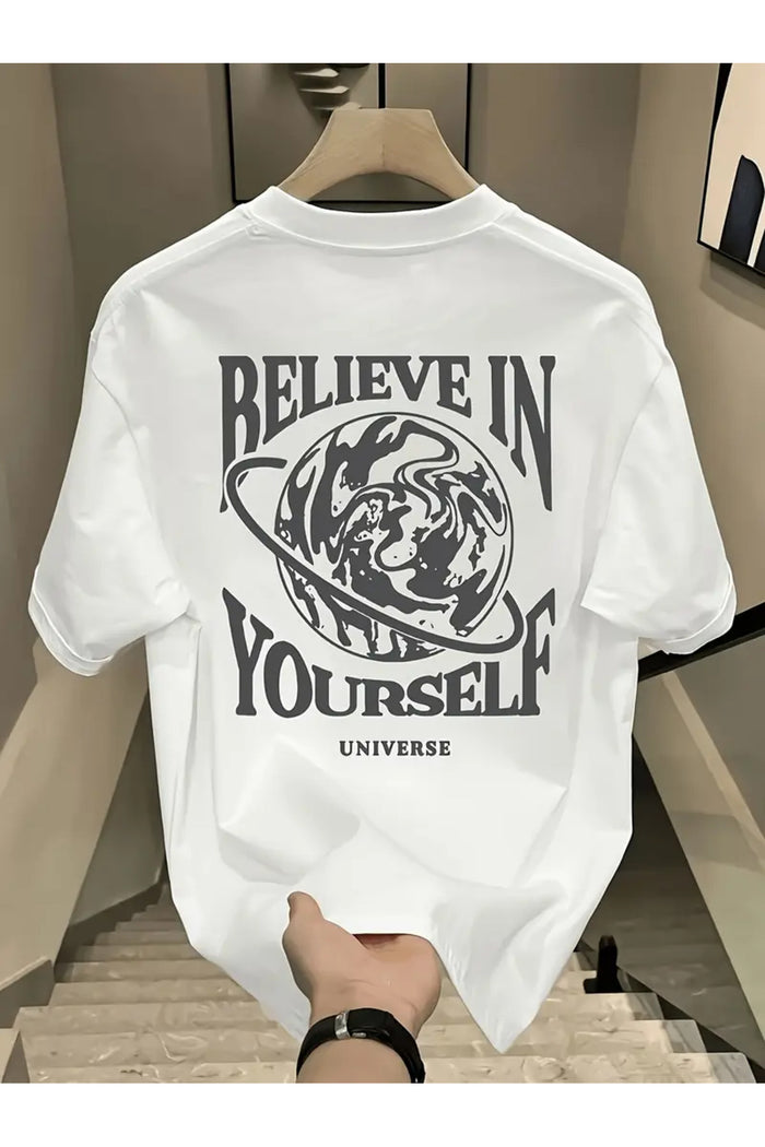 Premium Oversize Kesim Kısa Kollu Baskılı T-shirt