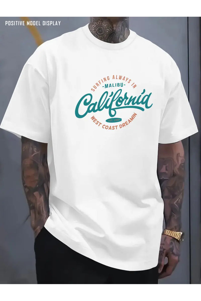 Premium Oversize Kesim Kısa Kollu Baskılı T-shirt
