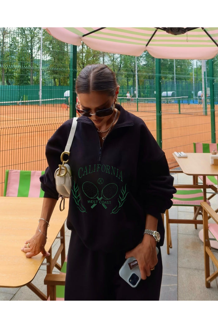 Edwar Serisi Limited Edition Fermuarlı Oversize Kesim Sweatshirt