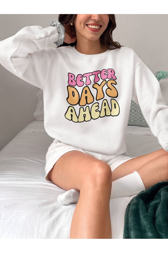 Premium Oversize Kesim Uzun Kollu Baskılı Sweatshirt