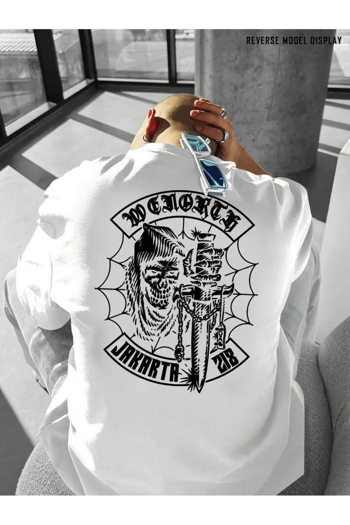 Premium Oversize Kesim Kısa Kollu Baskılı T-shirt