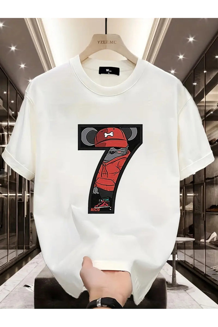 Premium Oversize Kesim Kısa Kollu Baskılı T-shirt