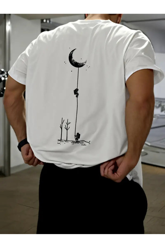 Premium Oversize Kesim Kısa Kollu Baskılı T-shirt